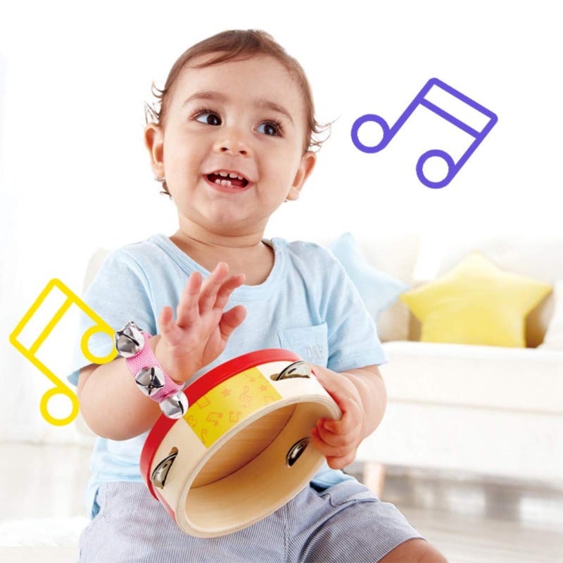 POPLAY 6 PCS Percussion Instruments, Wrist Bells Jingle Bells Musical Rhythm Toys - Image 5